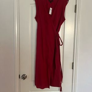 NWT Banana Republic linen wrap dress size 12